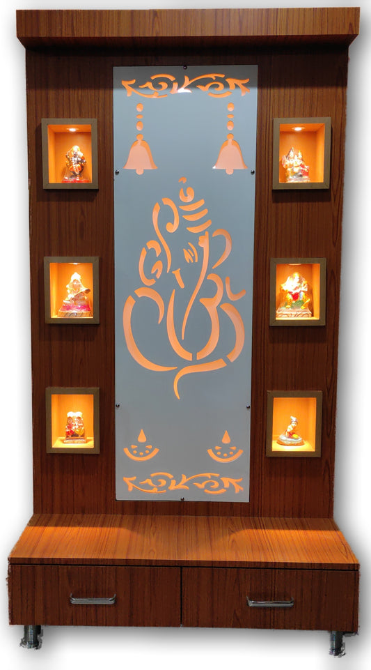 ARTOFINDIA/Designer Ganesh Mandir/pooja mandir for home